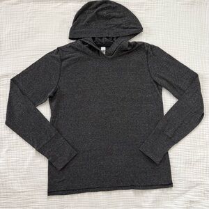 Alo dark gray heather lightweight hoodie size XXL